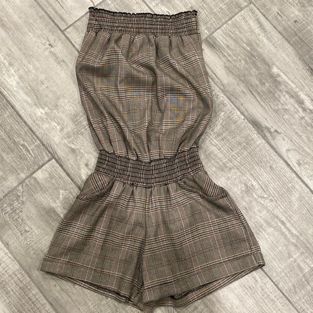 Vintage strapless romper